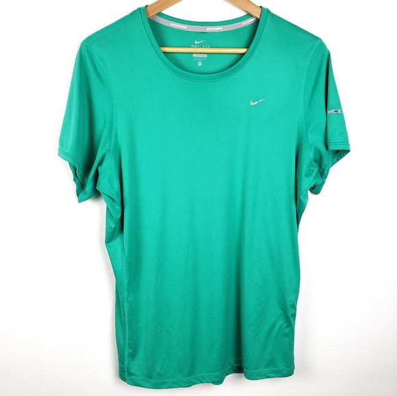 Nike Tops - 4/$25 Nike Dri Fit Green Recycled Tee Shirt 1XL